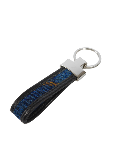 Harris Tweed Loop Keyring - A075