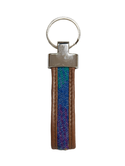 Harris Tweed Loop Keyring - A085