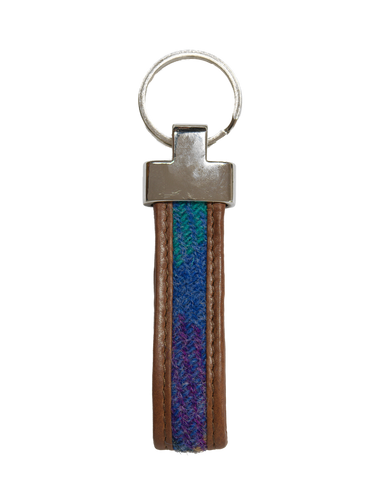 Harris Tweed Loop Keyring - A085