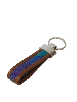 Harris Tweed Loop Keyring A085