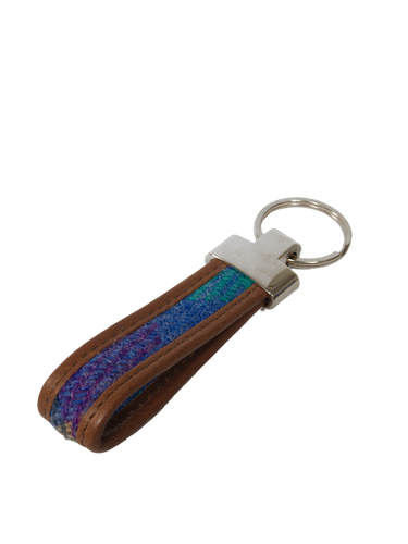 Harris Tweed Loop Keyring - A085