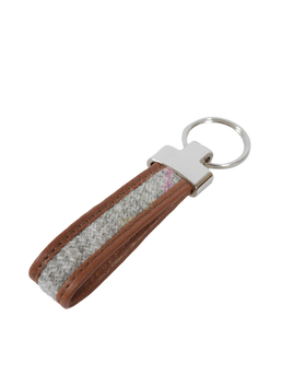 Harris Tweed Loop Keyring A095