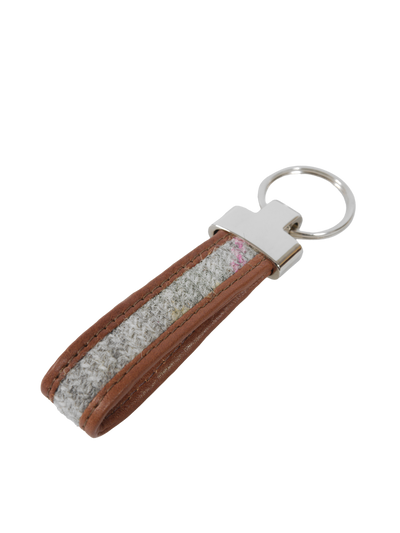 Harris Tweed Loop Keyring A095