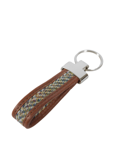 Harris Tweed Loop Keyring - HB107