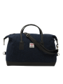 Harris Tweed Luggage Bag - HB104 (Black Leather)