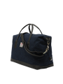 Harris Tweed Luggage Bag - HB104 (Black Leather)