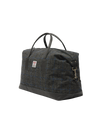 Harris Tweed Luggage Bag - HB104 (Black Leather)