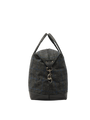 Harris Tweed Luggage Bag - HB104 (Black Leather)