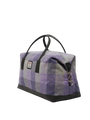 Harris Tweed Luggage Bag - HB156 (Black Leather)