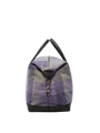 Harris Tweed Luggage Bag - HB156 (Black Leather)