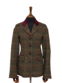 Harris Tweed Maggie Jacket Green/Burgundy Multi