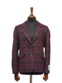 Harris Tweed Millie Jacket Brown/Magenta Multi