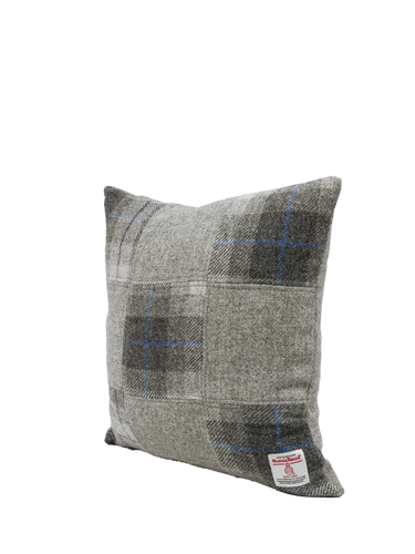 Harris Tweed Patchwork Cushion - A0187 & 306