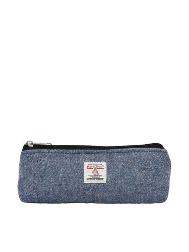Harris Tweed Pencil Case - 228 (Black Zip)