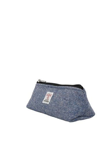 Harris Tweed Pencil Case - 228 (Black Zip)