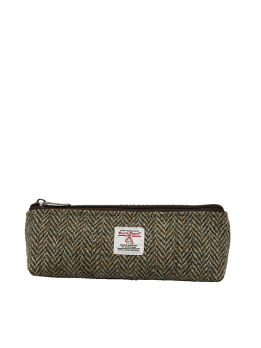 Harris Tweed Pencil Case - HB52 (Brown)