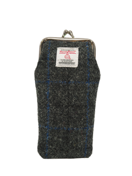 Harris Tweed Spectacle Case GreyWindowpane