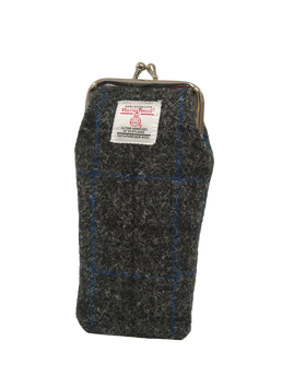 Harris Tweed Spectacle Case GreyWindowpane
