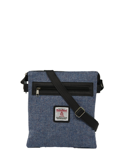 Harris Tweed St Clements Bag - 228 (Black Leather)