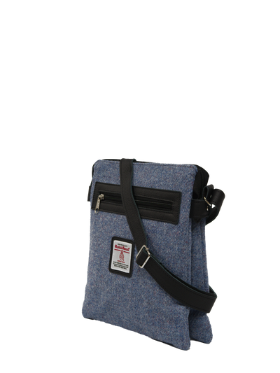 Harris Tweed St Clements Bag - 228 (Black Leather)