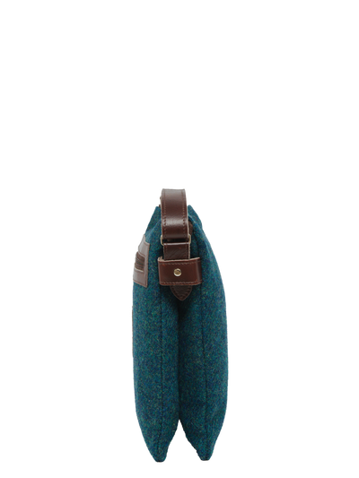 Harris Tweed St Clements Bag - 334 (Brown Leather)