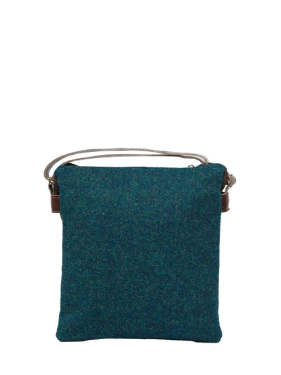 Harris Tweed St Clements Bag - 334 (Brown Leather)