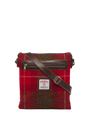 Harris Tweed St Clements Bag - A001 (Brown Leather)
