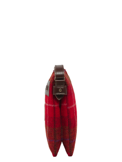 Harris Tweed St Clements Bag - A001 (Brown Leather)