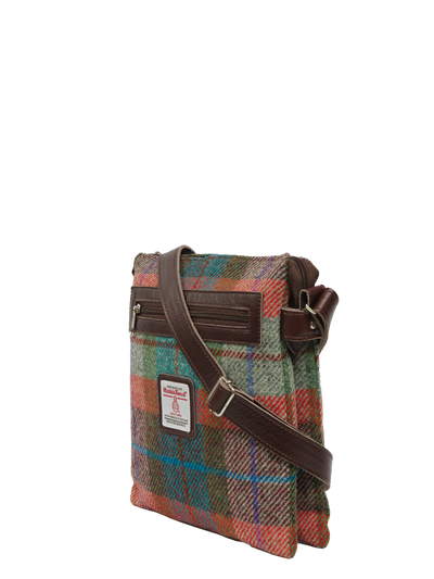 Harris Tweed St Clements Bag - A0112 (Brown Leather)