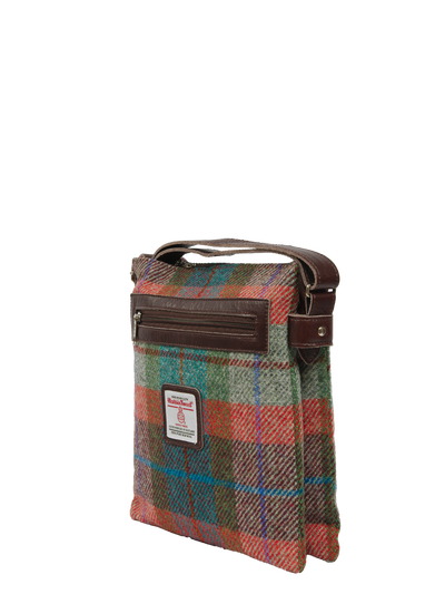 Harris Tweed St Clements Bag - A0112 (Brown Leather)
