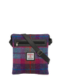 Harris Tweed St Clements Bag - A0115 (Black Leather)