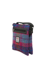 Harris Tweed St Clements Bag - A0115 (Black Leather)