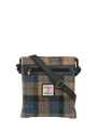 Harris Tweed St Clements Bag - A0162 (Black Leather)