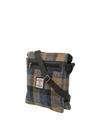 Harris Tweed St Clements Bag - A0162 (Black Leather)