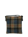 Harris Tweed St Clements Bag - A0162 (Black Leather)