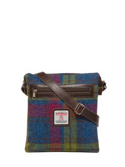 Harris Tweed St Clements Bag - A0195 (Brown Leather)