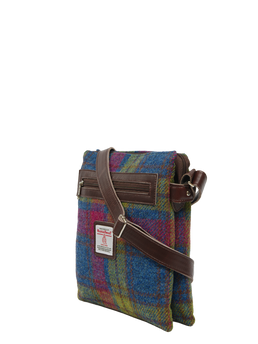 Harris Tweed St Clements Bag - A0195 (Brown Leather)