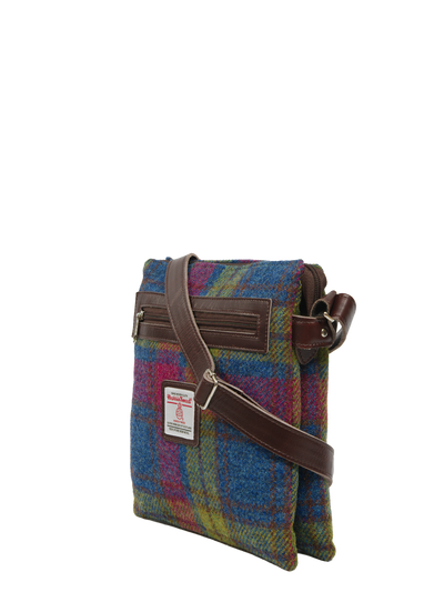 Harris Tweed St Clements Bag - A0195 (Brown Leather)