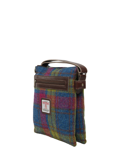 Harris Tweed St Clements Bag - A0195 (Brown Leather)
