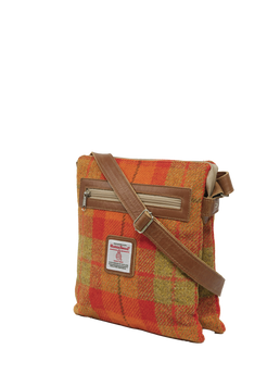 Harris Tweed St Clements Bag - A0196 (Tan Leather)