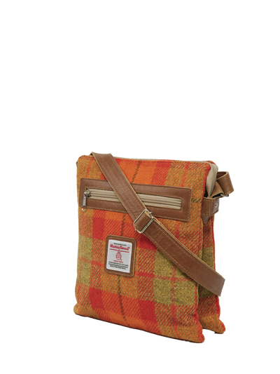 Harris Tweed St Clements Bag - A0196 (Tan Leather)