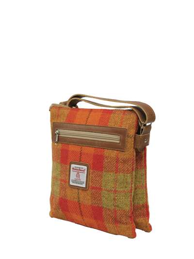 Harris Tweed St Clements Bag - A0196 (Tan Leather)