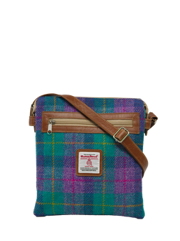 Harris Tweed St Clements Bag A0222 (Tan Leather)