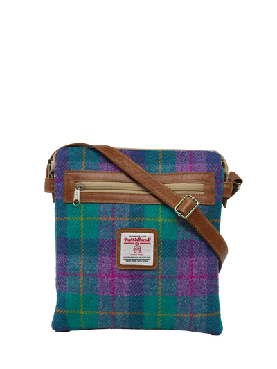 Harris Tweed St Clements Bag A0222 (Tan Leather)