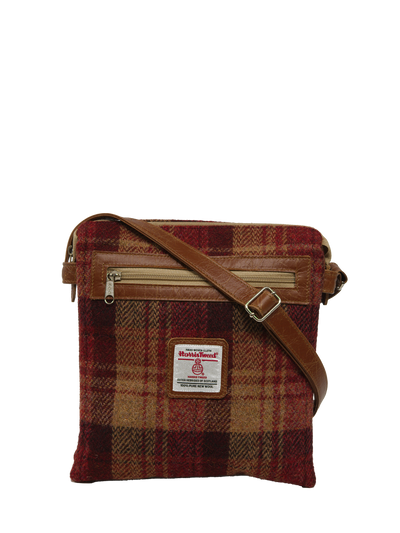 Harris Tweed St Clements Bag A0228 (Tan Leather)