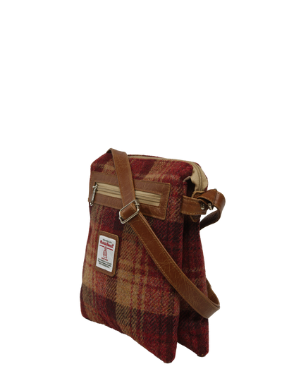 Harris Tweed St Clements Bag A0228 (Tan Leather)