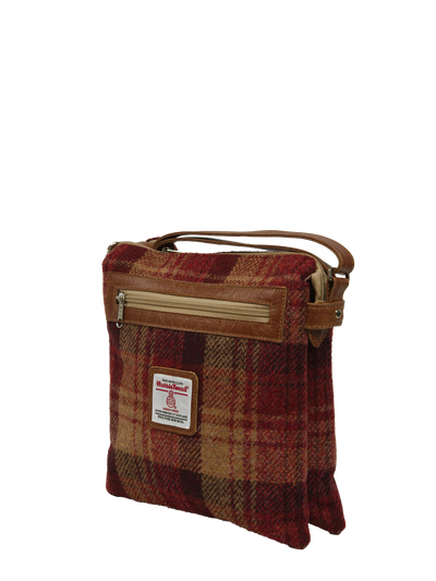 Harris Tweed St Clements Bag A0228 (Tan Leather)