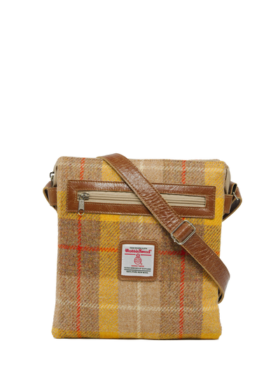 Harris Tweed St Clements Bag A0230 (Tan Leather)