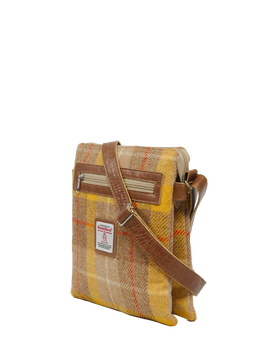 Harris Tweed St Clements Bag A0230 (Tan Leather)