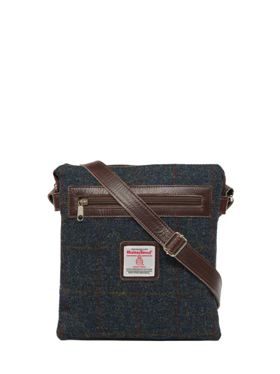 Harris Tweed St Clements Bag - A0239 (Brown Leather)